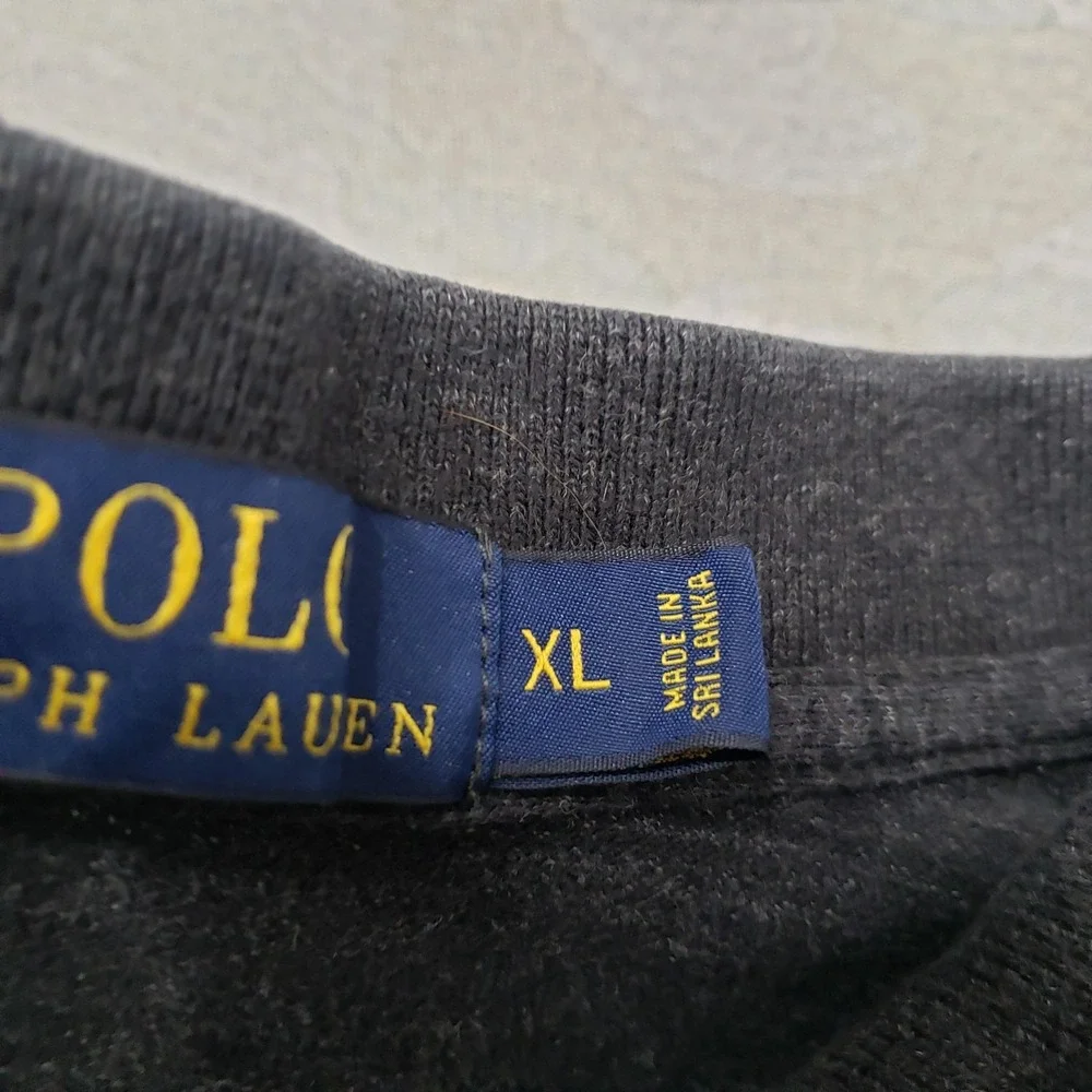 Polo Ralph Lauren Polo Shirt Mens XL Gray Short Sleeve Golf Casual